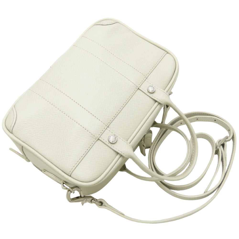 GLOBE TROTTER グローブトロッター ジェット ボーリングバッグ ショルダーバッグ ミニバッグ レザー ホワイト系/352619【中古】