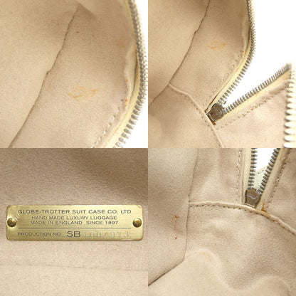 GLOBE TROTTER グローブトロッター ジェット ボーリングバッグ ショルダーバッグ ミニバッグ レザー ホワイト系/352619【中古】