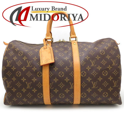 LOUIS VUITTON ルイヴィトン モノグラム キーポル45 M41428 ボストンバッグ ブラウン/352642【中古】