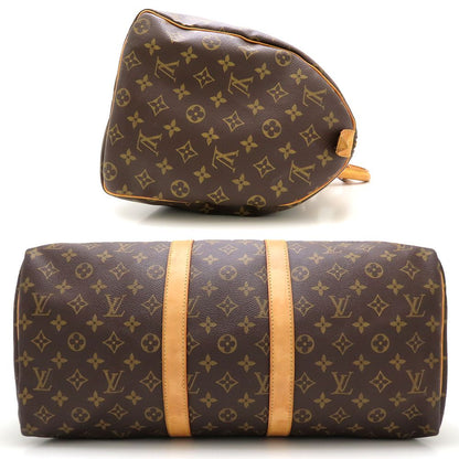 LOUIS VUITTON ルイヴィトン モノグラム キーポル45 M41428 ボストンバッグ ブラウン/352642【中古】