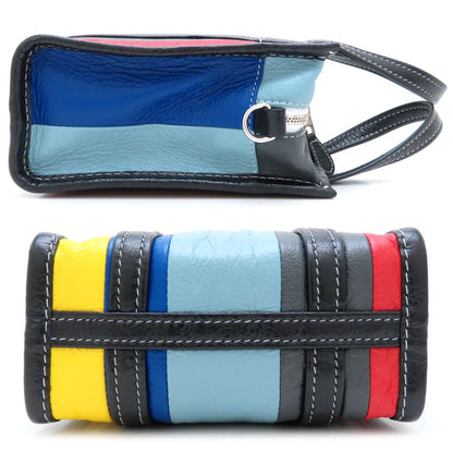 BALENCIAGA バレンシアガ バザールショッパーXXS 513988 ハンドバッグ 2Way レザー マルチカラー メンズ/352785【中古】
