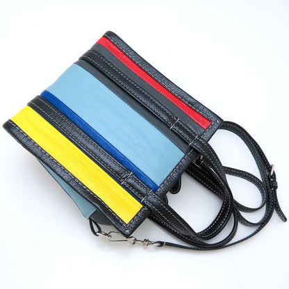 BALENCIAGA バレンシアガ バザールショッパーXXS 513988 ハンドバッグ 2Way レザー マルチカラー メンズ/352785【中古】