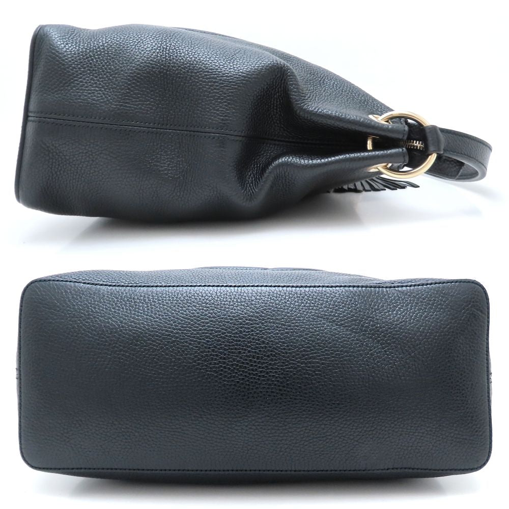 GUCCI グッチ 536194 ショルダーバッグ ソーホー 2Way レザー ブラック アウトレット レディース/352815【中古】