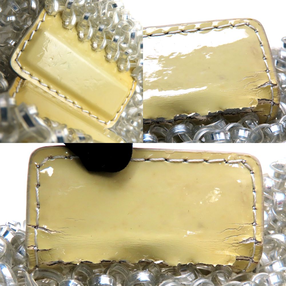 ANTEPRIMA アンテプリマ 3Wayハンドバッグ PVCワイヤー シルバー レディース/352858【中古】