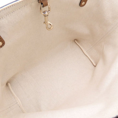 GUCCI グッチ 247209 トートバッグ GGキャンバスxレザー ベージュ ブラウン レディース/352868【中古】