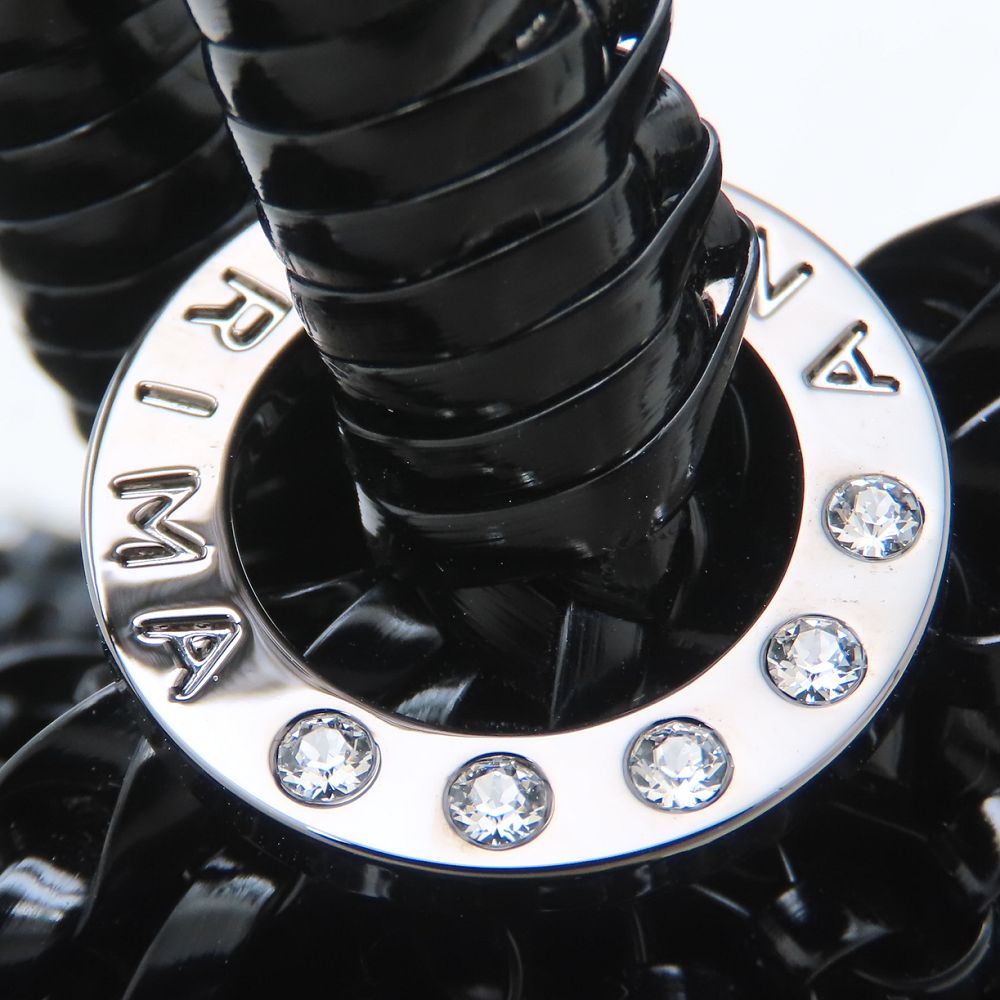 ANTEPRIMA アンテプリマ ハンドバッグ PVCワイヤーxサテン ブラック レディース/352887【中古】