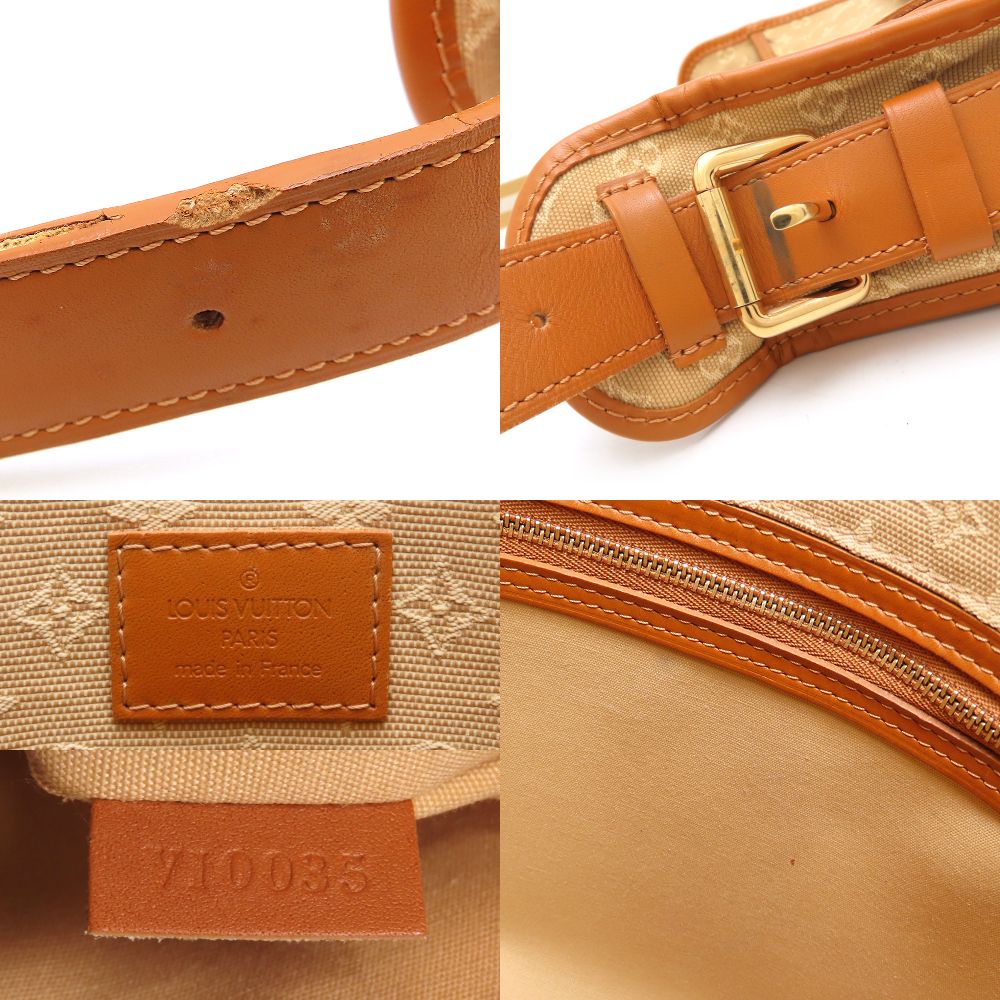 LOUIS VUITTON ルイヴィトン モノグラム ミニ ブザスマリーケイト M92323 ショルダーバッグ ベージュ レディース/352945【中古】