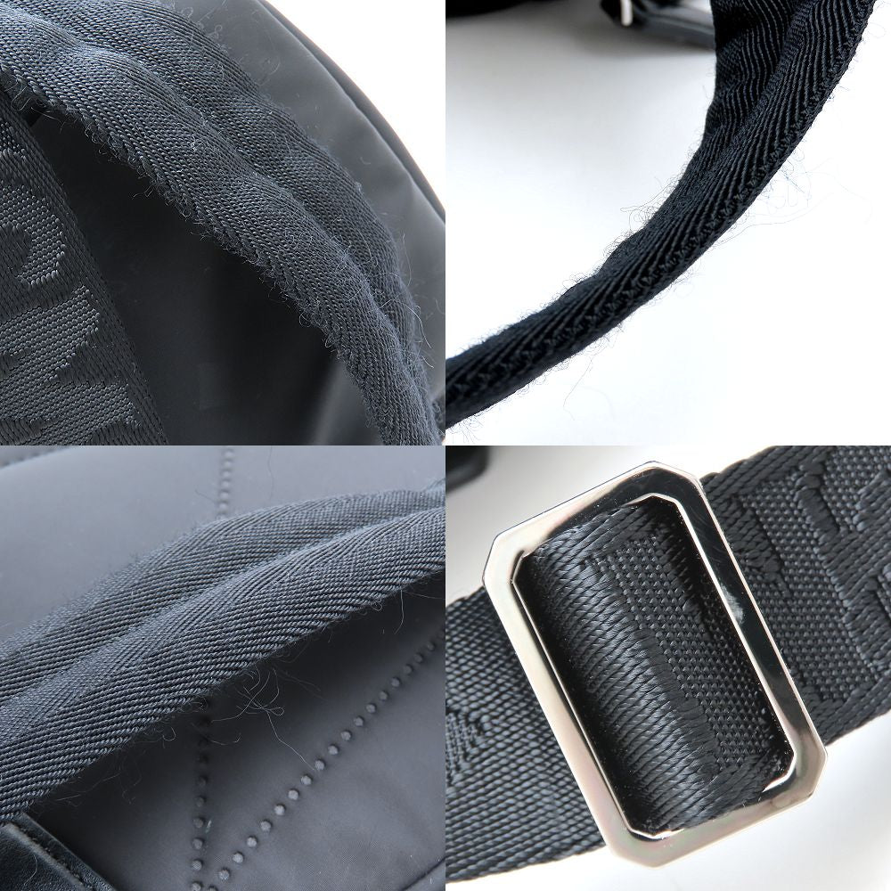 MCM エムシーエム MUK7ADT11BK001 リュック・バックパック ナイロンxレザー ブラック レディース/352963【中古】