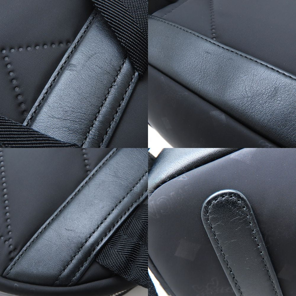MCM エムシーエム MUK7ADT11BK001 リュック・バックパック ナイロンxレザー ブラック レディース/352963【中古】