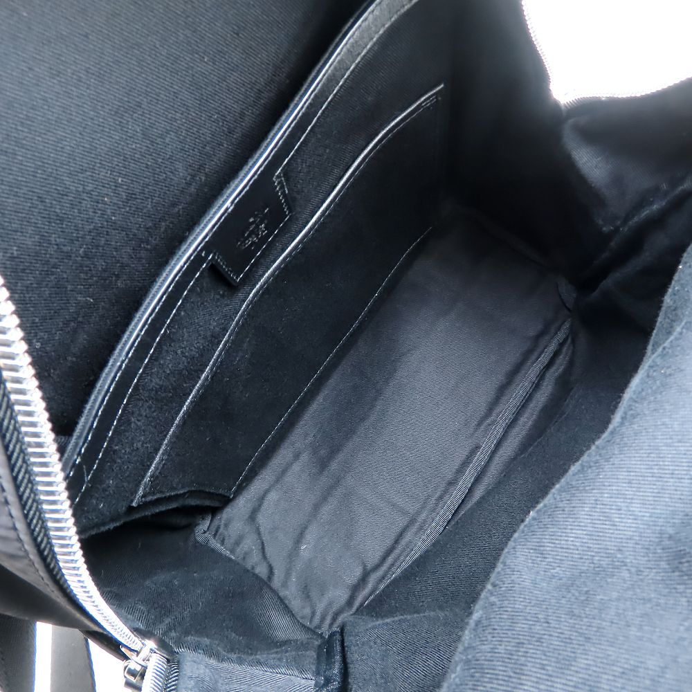 MCM エムシーエム MUK7ADT11BK001 リュック・バックパック ナイロンxレザー ブラック レディース/352963【中古】