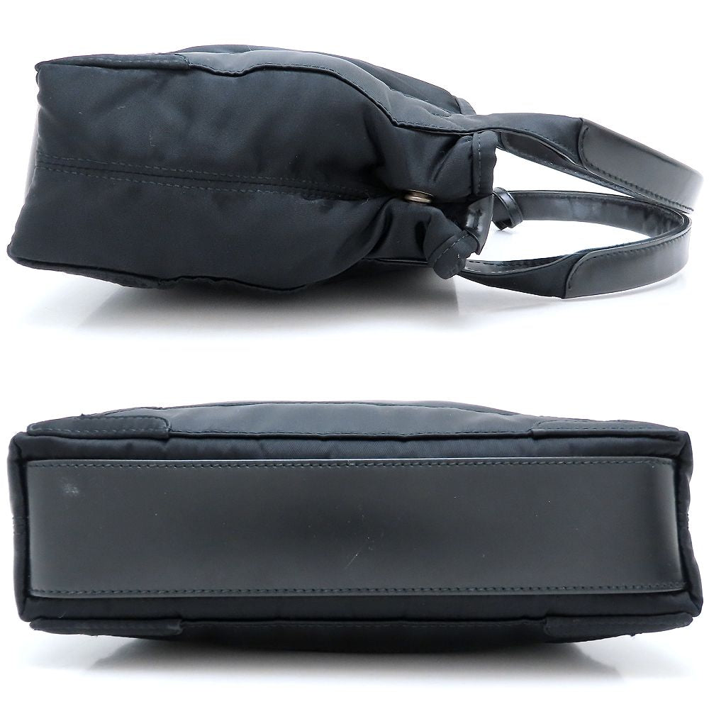 BALENCIAGA バレンシアガ カバスXS 390346 ハンドバッグ ナイロンxレザー ブラック レディース/352964【中古】