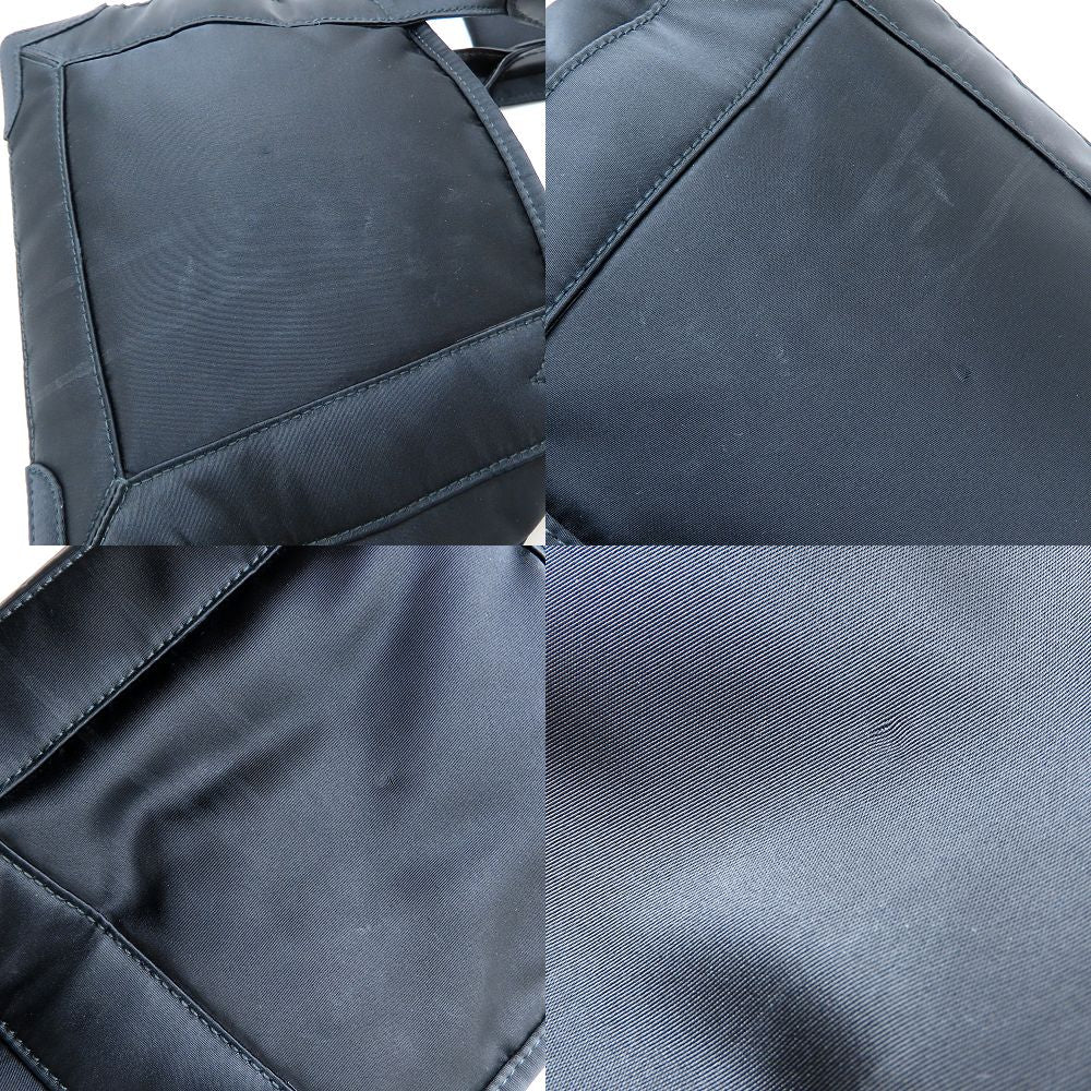 BALENCIAGA バレンシアガ カバスXS 390346 ハンドバッグ ナイロンxレザー ブラック レディース/352964【中古】