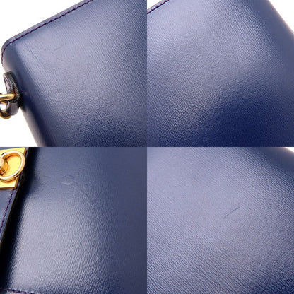 CELINE セリーヌ ミニハンドバッグ ハンドバッグ 2Way レザー パープル系 レディース/352985【中古】