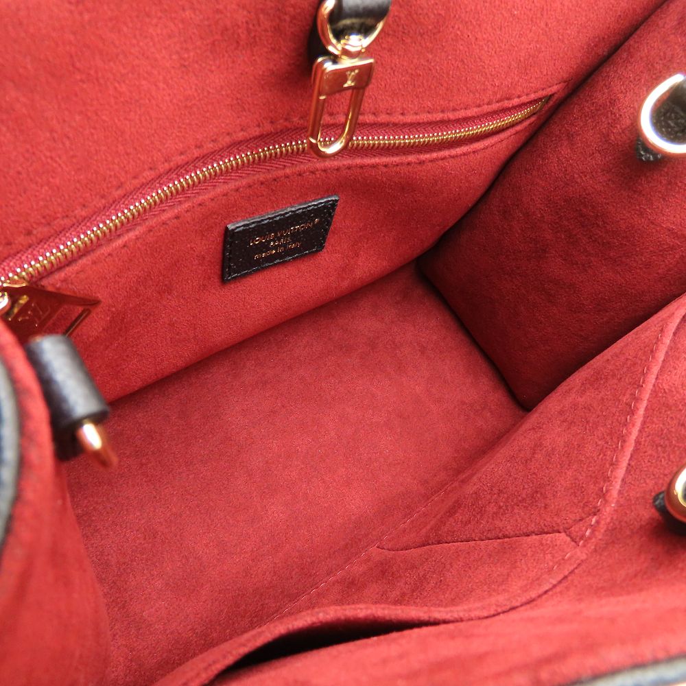 LOUIS VUITTON ルイヴィトン バイカラー モノグラム アンプラント オンザゴーPM M45659 ハンドバッグ 2Way ブラック ベージュ レディース/353027【中古】
