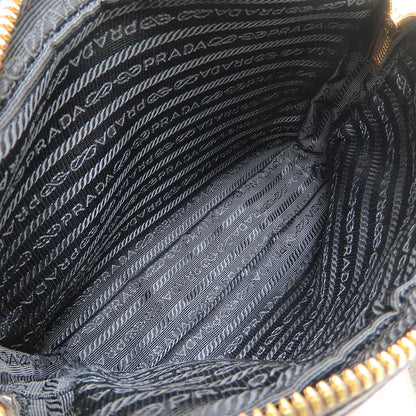 PRADA プラダ ヴィッテロダイノ 1BH082 2Way ショルダーバッグ レザー ARGILLA グレージュ レディース/353155【中古】