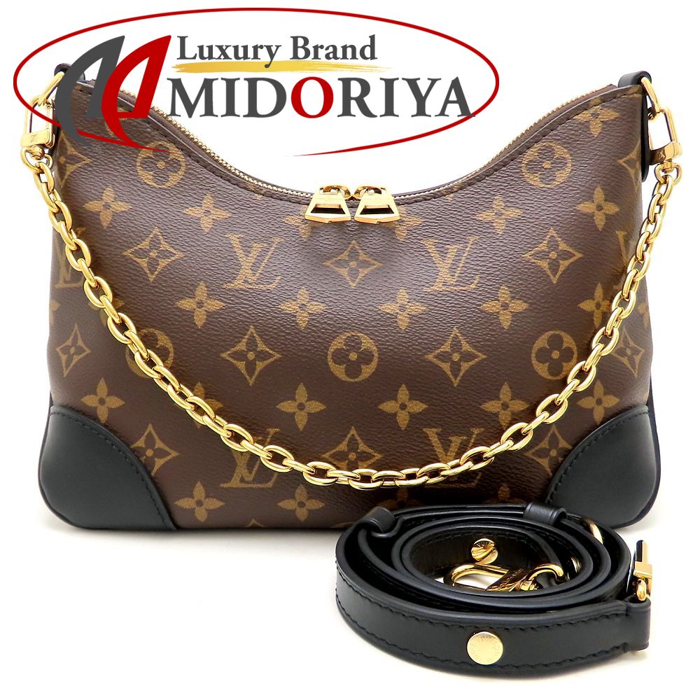 LOUIS VUITTON ルイヴィトン モノグラム ブーローニュPM M45831 ショルダーバッグ 2Way ノワール レディース/353162【中古】