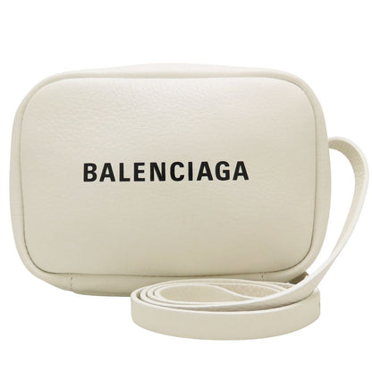 BALENCIAGA バレンシアガ 489809 ショルダーバッグ レザー ホワイト レディース/353176【中古】