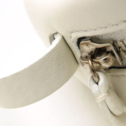 BALENCIAGA バレンシアガ 489809 ショルダーバッグ レザー ホワイト レディース/353176【中古】