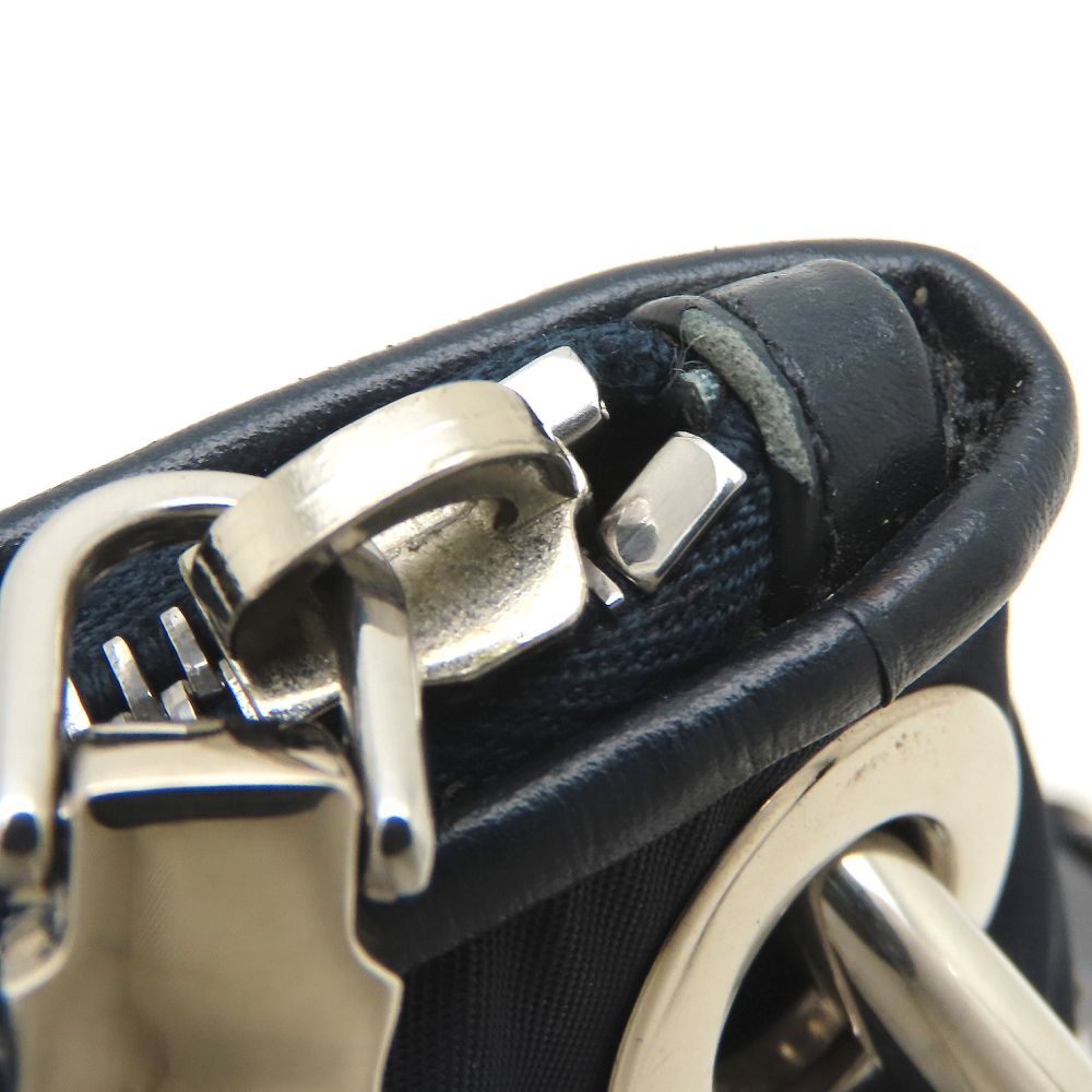 PRADA プラダ BR4894 ショルダーバッグ テスート ナイロンxレザー ネイビー アウトレット レディース/353177【中古】