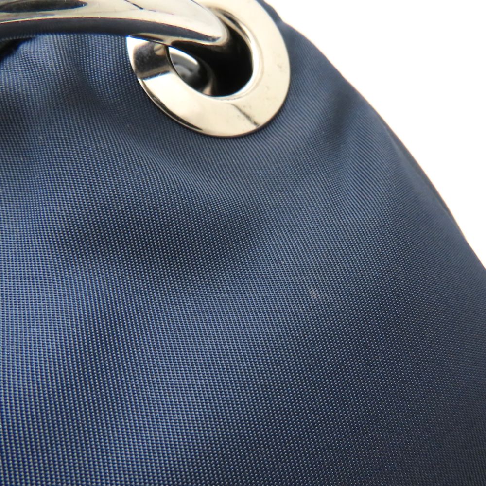 PRADA プラダ BR4894 ショルダーバッグ テスート ナイロンxレザー ネイビー アウトレット レディース/353177【中古】