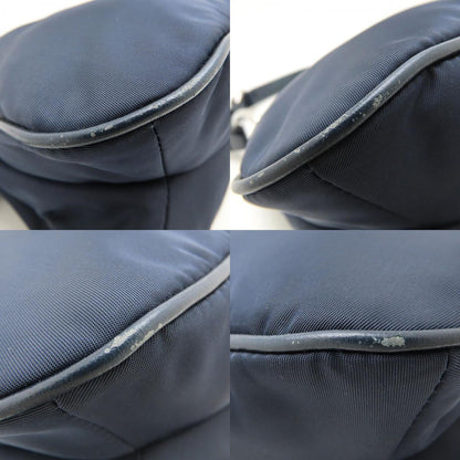PRADA プラダ BR4894 ショルダーバッグ テスート ナイロンxレザー ネイビー アウトレット レディース/353177【中古】