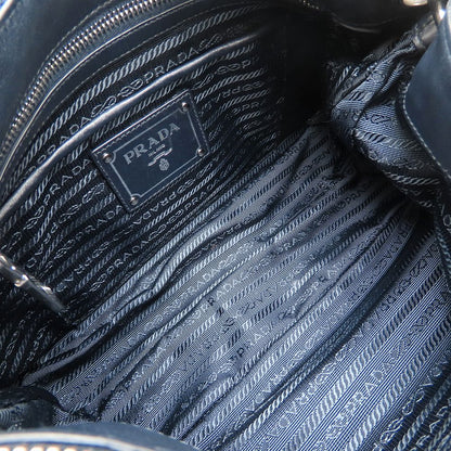 PRADA プラダ BR4894 ショルダーバッグ テスート ナイロンxレザー ネイビー アウトレット レディース/353177【中古】