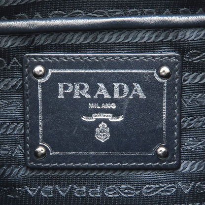 PRADA プラダ BR4894 ショルダーバッグ テスート ナイロンxレザー ネイビー アウトレット レディース/353177【中古】