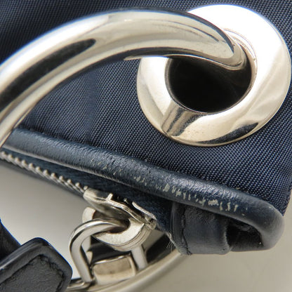 PRADA プラダ BR4894 ショルダーバッグ テスート ナイロンxレザー ネイビー アウトレット レディース/353177【中古】