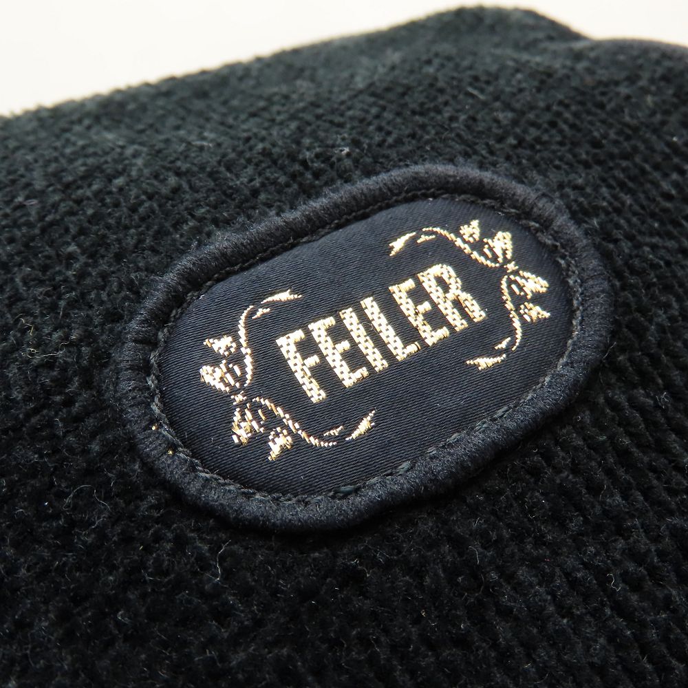 FEILER フェイラー リュック・バックパック 花柄 シュニール織 ブラック マルチカラー レディース/353190【中古】