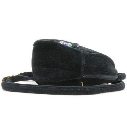 FEILER フェイラー リュック・バックパック 花柄 シュニール織 ブラック マルチカラー レディース/353190【中古】