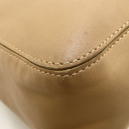 TOD’S トッズ ハンドバッグ ワンショルダー レザー ベージュ レディース/353196【中古】