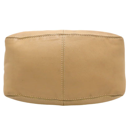 TOD’S トッズ ハンドバッグ ワンショルダー レザー ベージュ レディース/353196【中古】