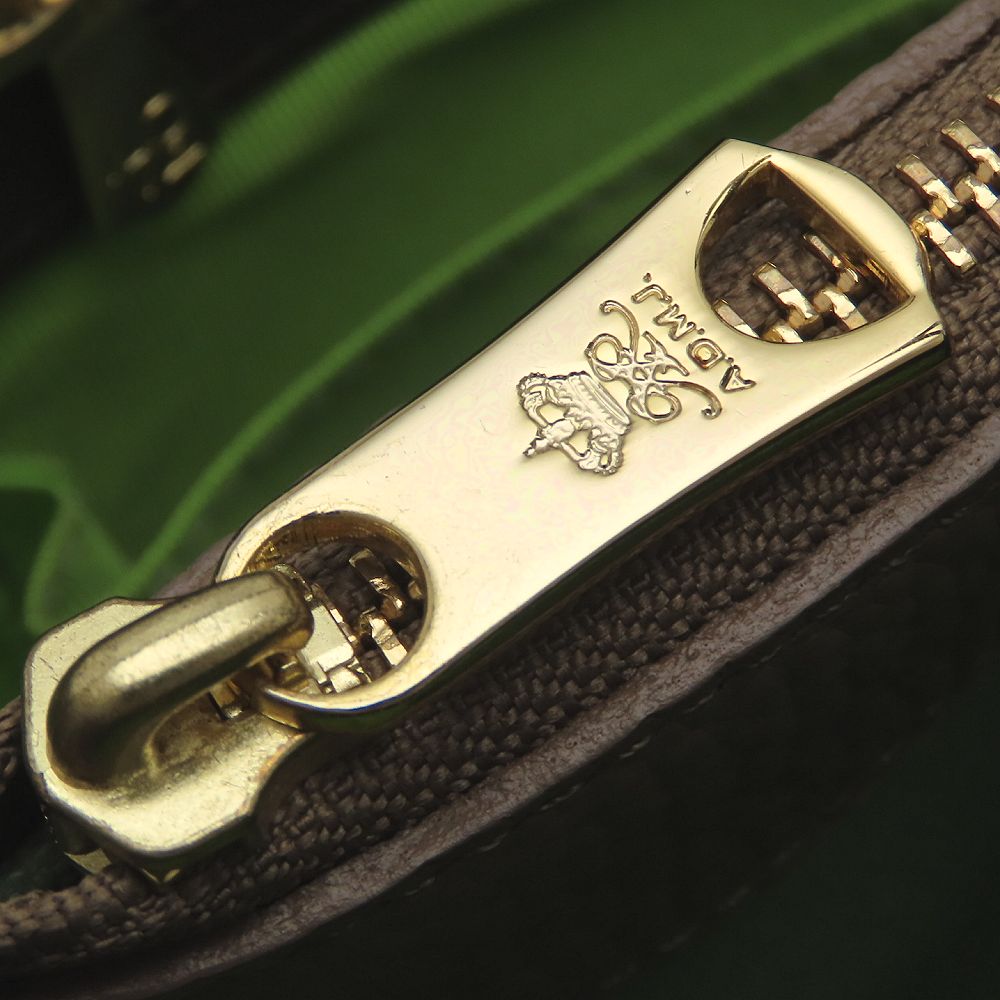 ADMJアクセソワ エーディーエムジェイ トートバッグ レザー カーキ系 バイカラー レディース/353201【中古】