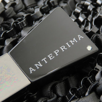 ANTEPRIMA アンテプリマ クリスタッロフィオッコ ハンドバッグ 3Way リボン PVCワイヤーxサテン ブラック レディース/353202【中古】