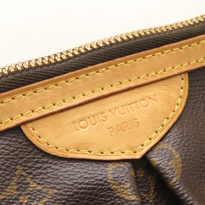 LOUIS VUITTON ルイヴィトン モノグラム パレルモ M40145 ハンドバッグ 2Way ブラウン レディース/353211【中古】