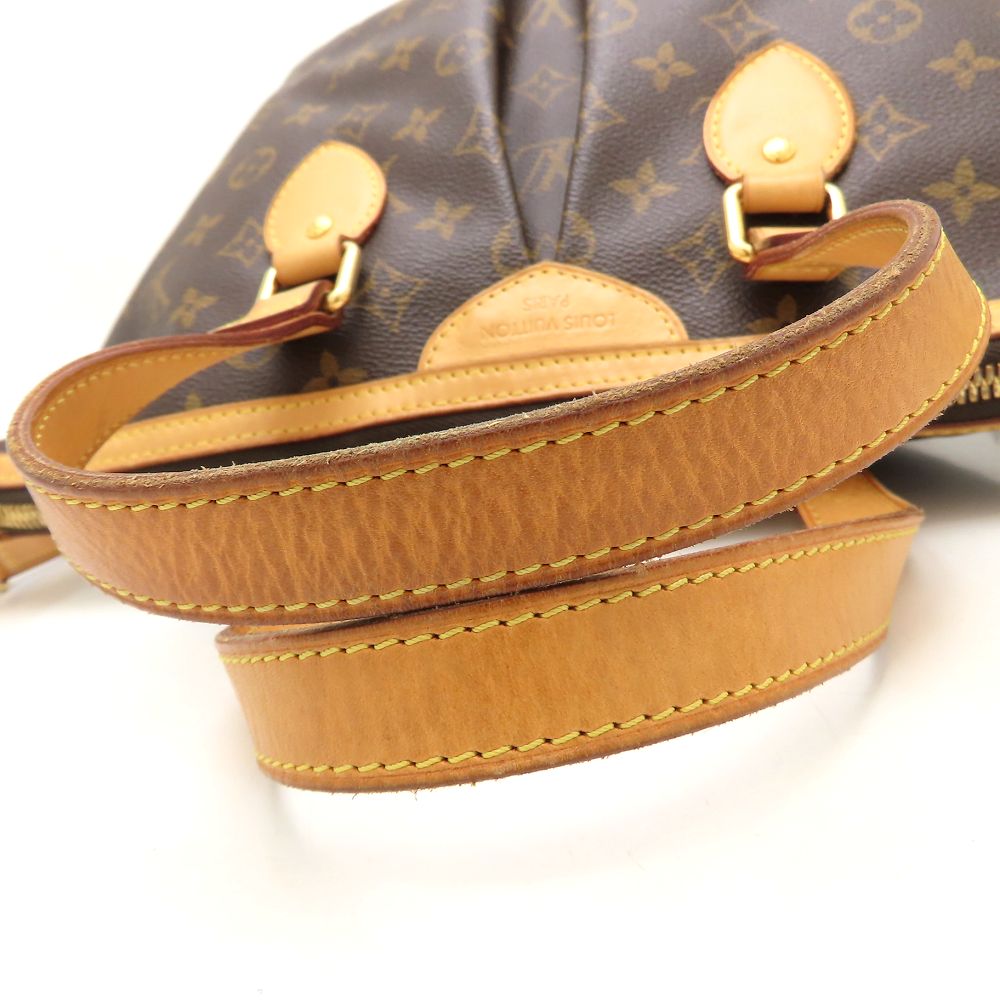 LOUIS VUITTON ルイヴィトン モノグラム パレルモ M40145 ハンドバッグ 2Way ブラウン レディース/353211【中古】