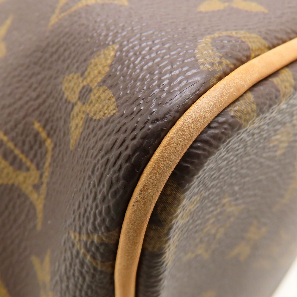 LOUIS VUITTON ルイヴィトン モノグラム パレルモ M40145 ハンドバッグ 2Way ブラウン レディース/353211【中古】