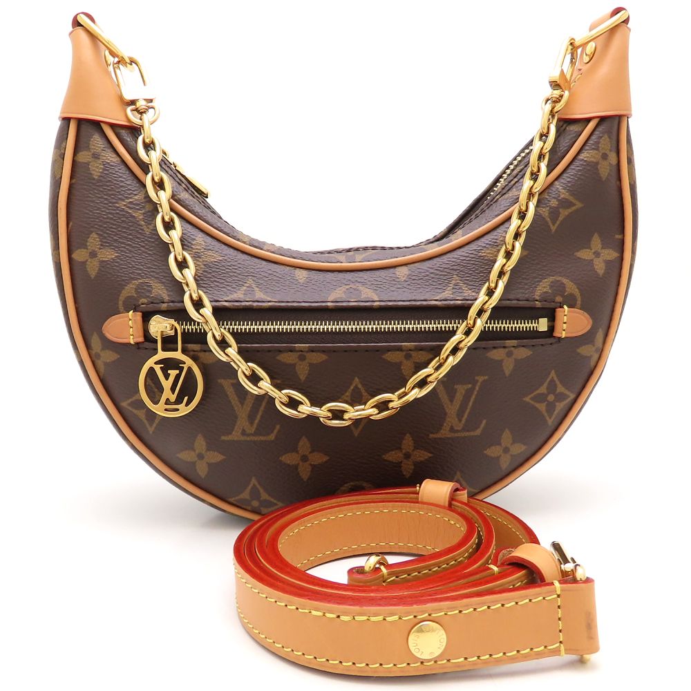 LOUIS VUITTON ルイヴィトン モノグラム ループ M81098 2Way ショルダーバッグ 2022 クルーズコレクション ブラウン レディース/353212【中古】