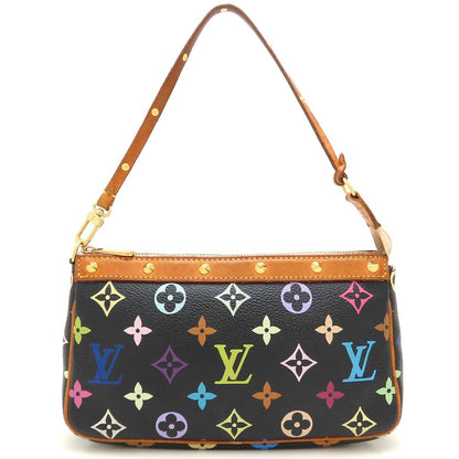 LOUIS VUITTON ルイヴィトン モノグラム・マルチ アクセサリーポーチ M92648 ハンドバッグ ノワール レディース/353213【中古】