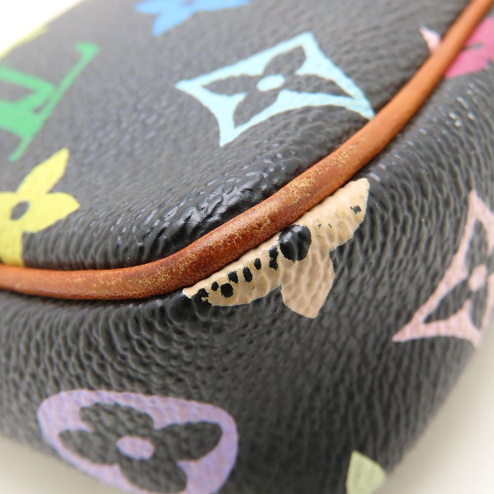 LOUIS VUITTON ルイヴィトン モノグラム・マルチ アクセサリーポーチ M92648 ハンドバッグ ノワール レディース/353213【中古】