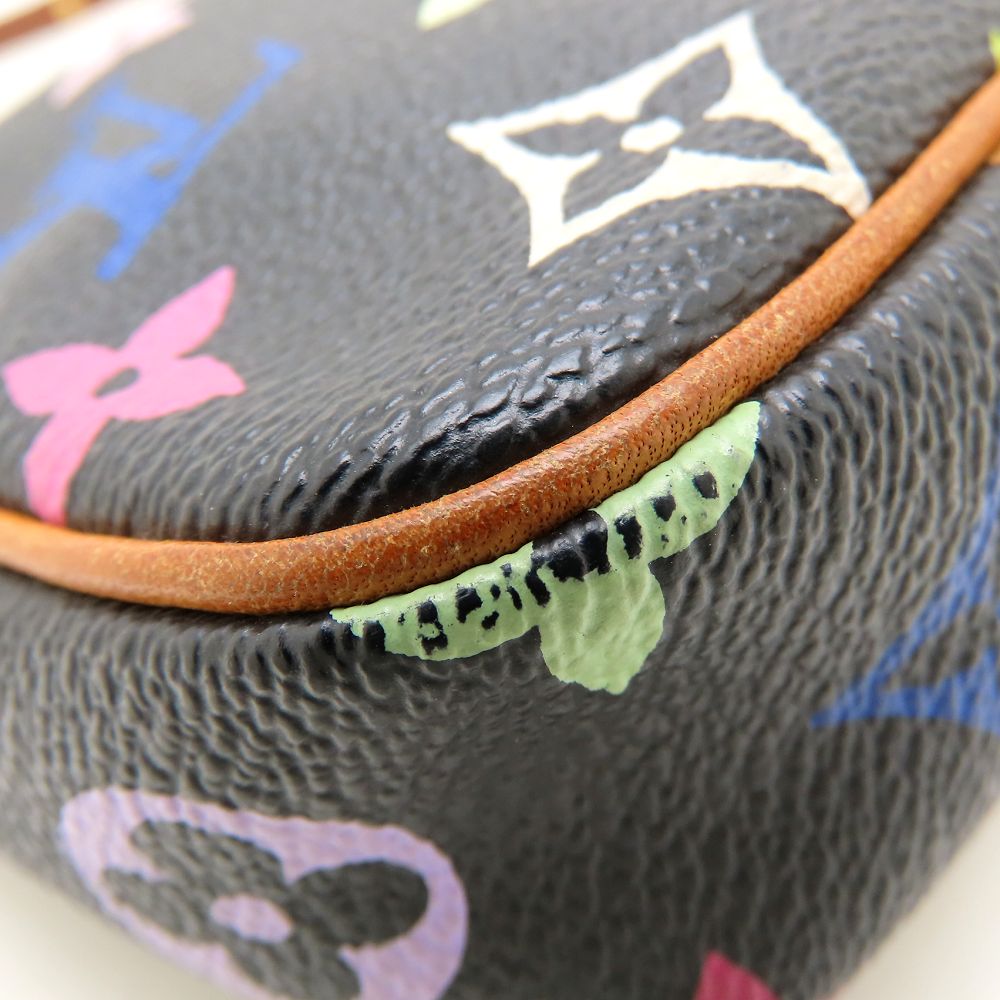 LOUIS VUITTON ルイヴィトン モノグラム・マルチ アクセサリーポーチ M92648 ハンドバッグ ノワール レディース/353213【中古】