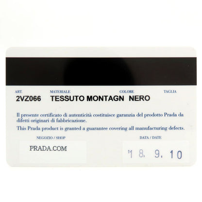 PRADA プラダ 2VZ066 リュック・バックパック ナイロン NERO ブラック レディース/353224【中古】