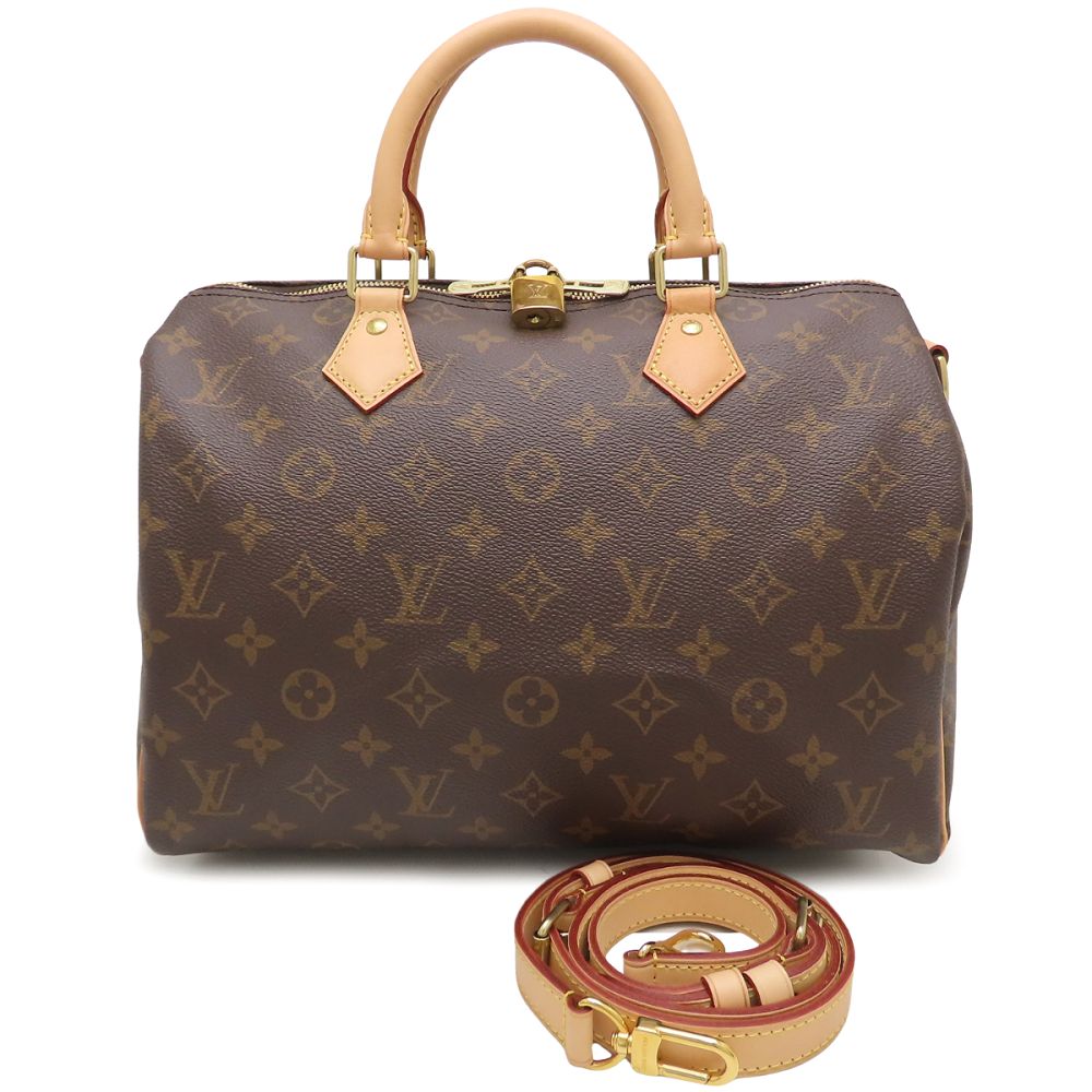 LOUIS VUITTON ルイヴィトン モノグラム スピーディ・バンドリエール 30 M46980 ハンドバッグ ブラウン レディース/353251【中古】