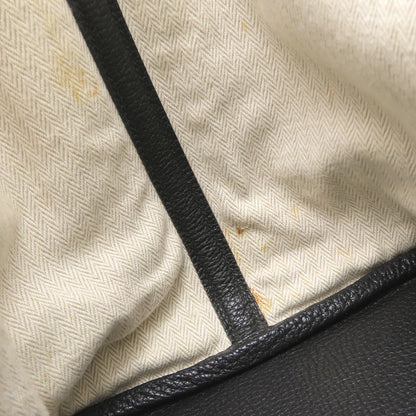 HERMES エルメス ガーデンパーティPM トートバッグ □N刻印 2010年 ネゴンダ ブラック レディース/353270【中古】