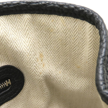 HERMES エルメス ガーデンパーティPM トートバッグ □N刻印 2010年 ネゴンダ ブラック レディース/353270【中古】