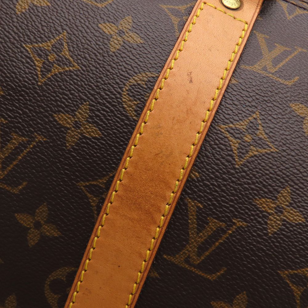 LOUIS VUITTON ルイヴィトン モノグラム キーポル50 M41426 ボストンバッグ ブラウン メンズ/353281【中古】