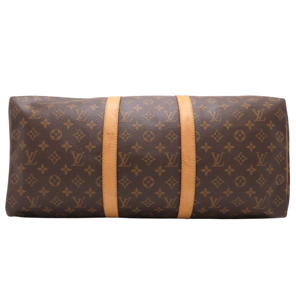 LOUIS VUITTON ルイヴィトン モノグラム キーポル50 M41426 ボストンバッグ ブラウン メンズ/353281【中古】