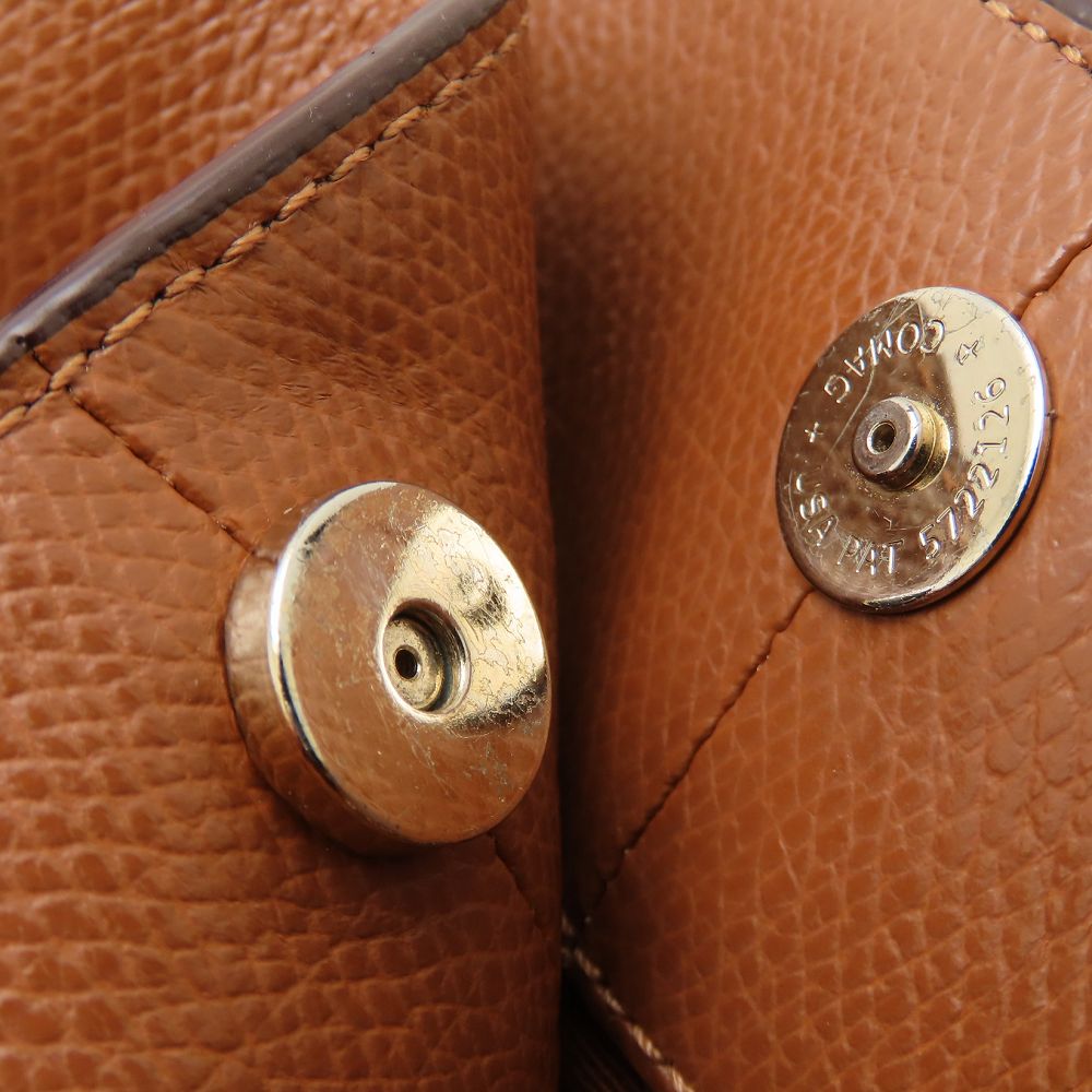 COACH コーチ ミネッタ クロスボディ F36642 ハンドバッグ 2Way レザー ブラウン アウトレット レディース/353291【中古】