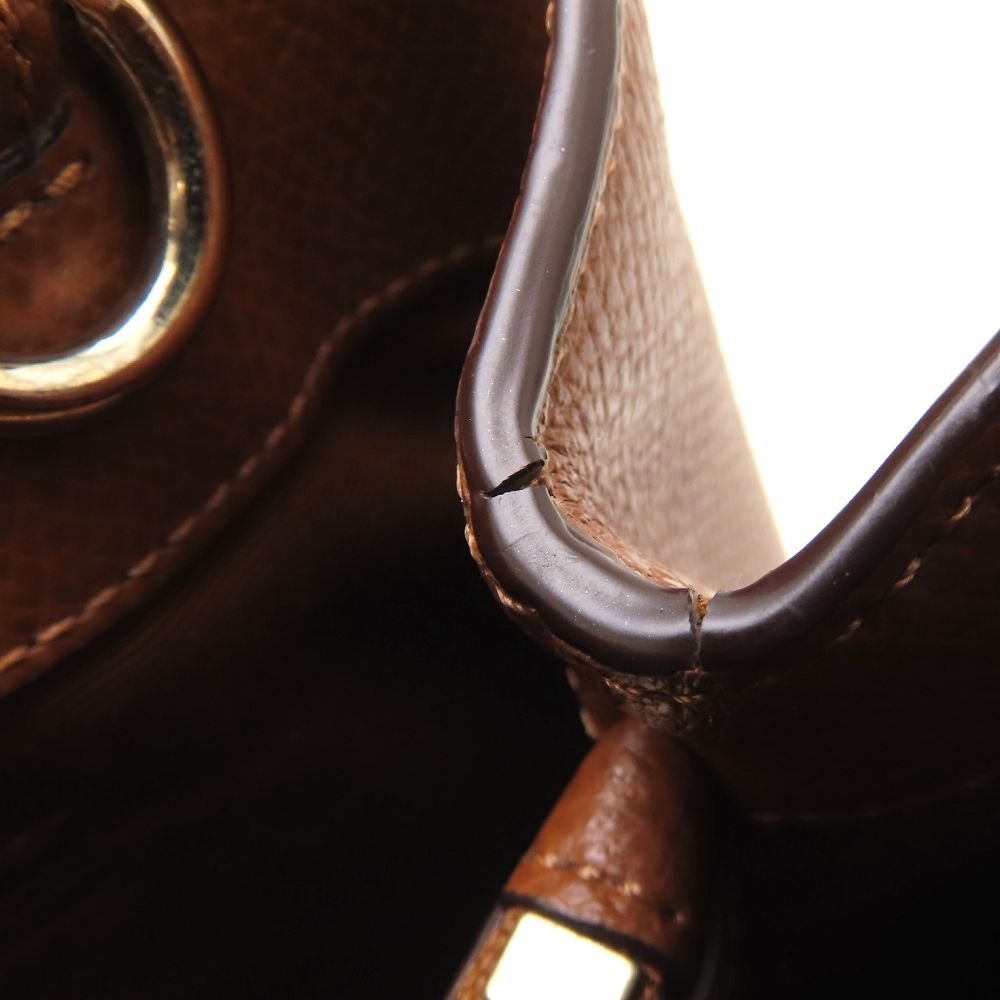 COACH コーチ ミネッタ クロスボディ F36642 ハンドバッグ 2Way レザー ブラウン アウトレット レディース/353291【中古】