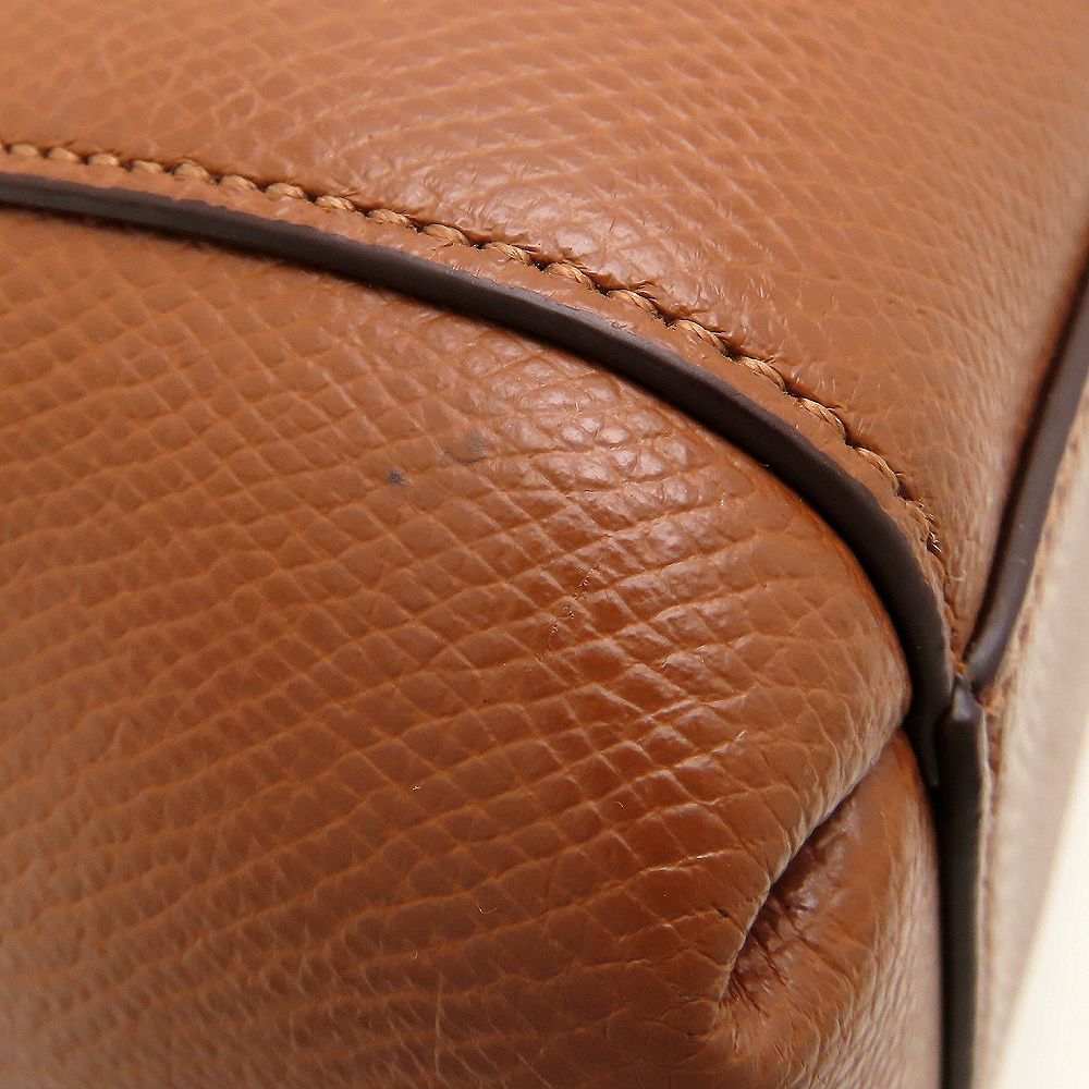 COACH コーチ ミネッタ クロスボディ F36642 ハンドバッグ 2Way レザー ブラウン アウトレット レディース/353291【中古】